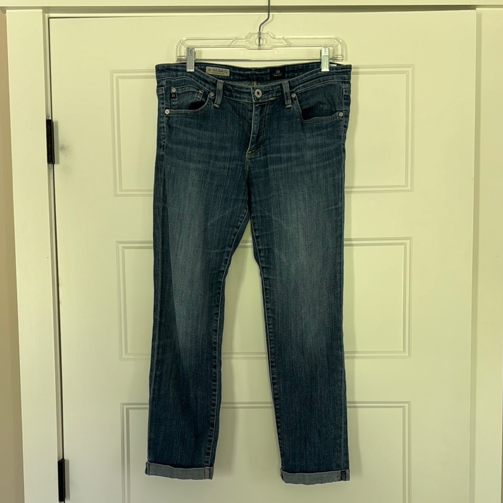 AG Adriano Goldschmied The Stilt Roll-Up Women's Blue Jeans 30R - Picture 5 of 9